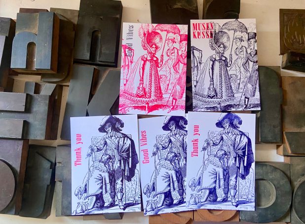 Postkarten historische Klischees