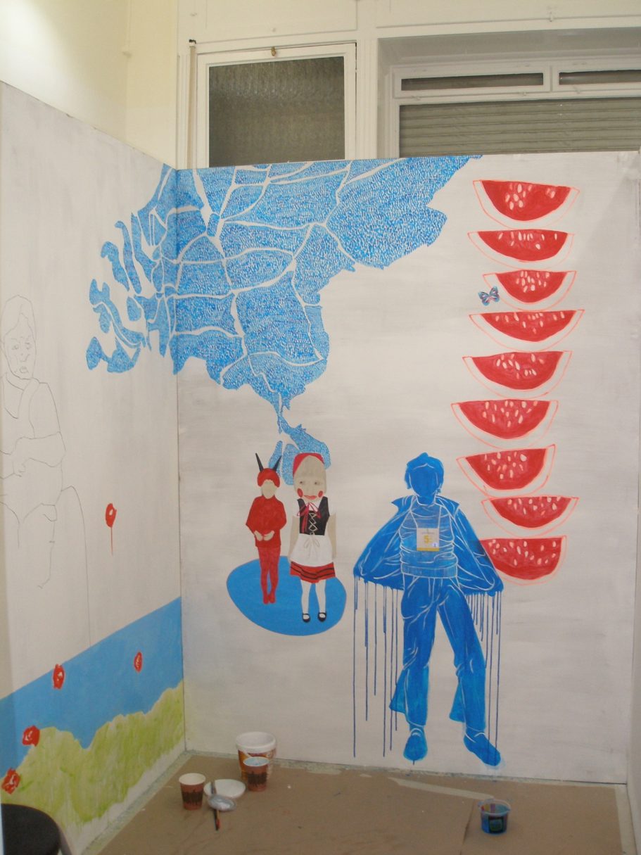 Rauminstallation "treuka.rebox" Galerie R31, Berlin, 2010
Felix Carl,Annette Stieger und Tamara Trölsch