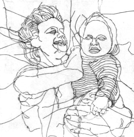 gesticktes Bild, Mutter 