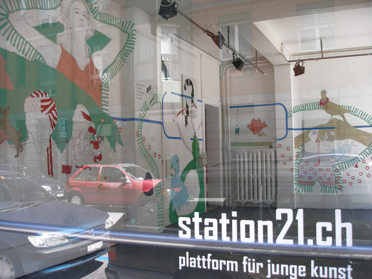 Schaufenster treuka.transformation Zürich 2007
der Galerie station21in Zürich