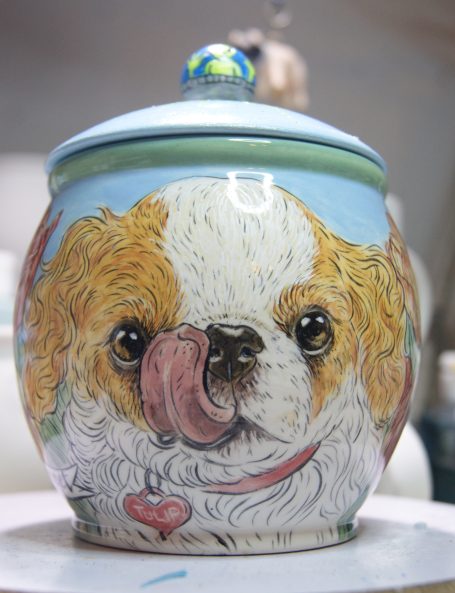  Urne mit für einen Cavalier King Charles Spaniel