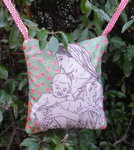 Lavendelkissen Madonna mit Kind